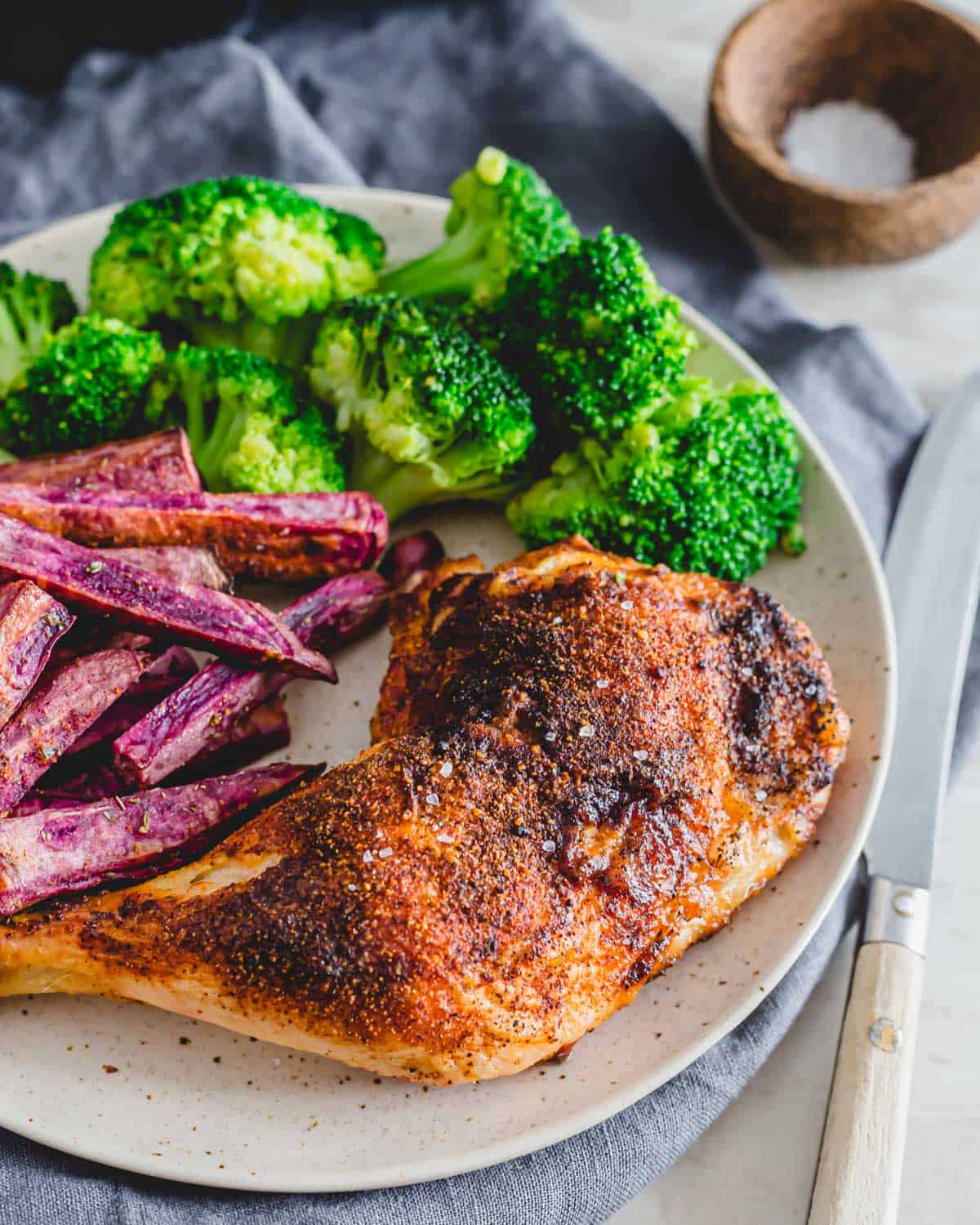 AirFryer Oven Rotisserie chicken quarters