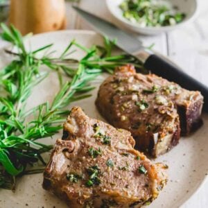 Air fryer lamb chops.