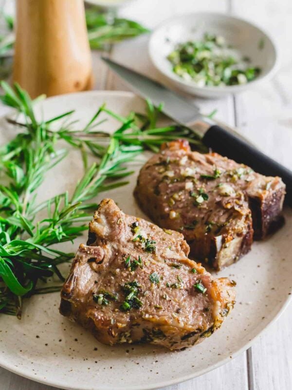 Air fryer lamb chops.