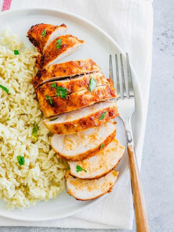 Air Fryer Frozen Chicken Breasts.