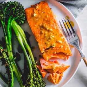 Air Fryer Frozen Salmon.