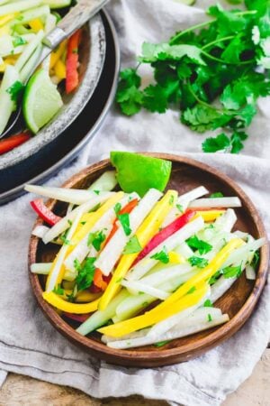 Jicama salad.