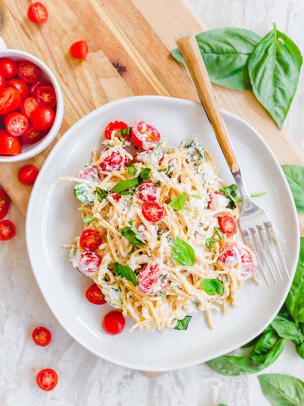 Lemon ricotta pasta.