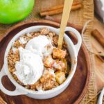Air fryer apple crisp.