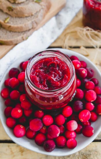 Cranberry jam.