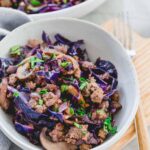 Pork and cabbage stir fry.