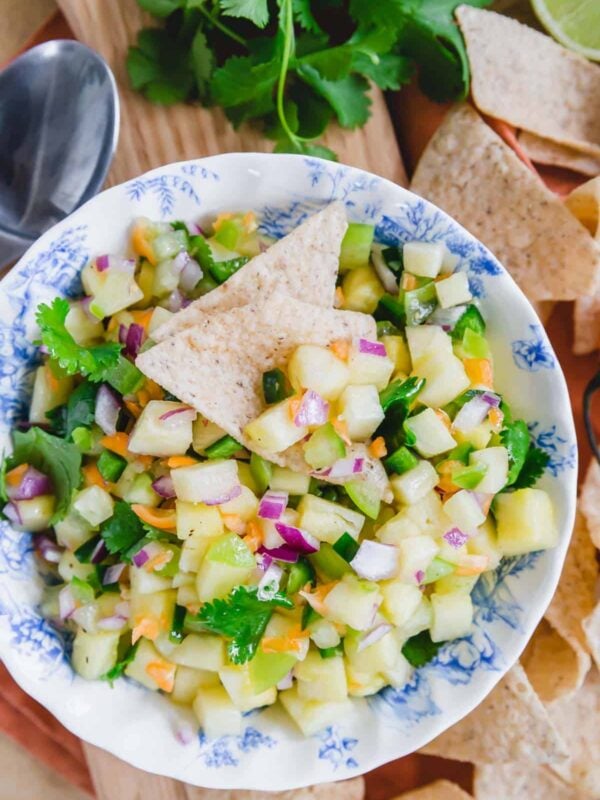 Pineapple habanero salsa.