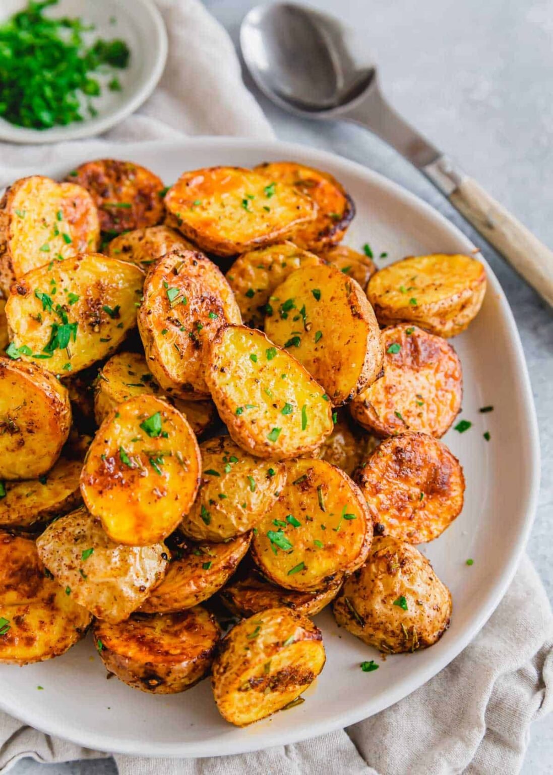 Air Fryer Baby Potatoes Running to the Kitchen®