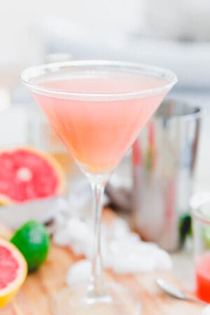 Grapefruit martini.