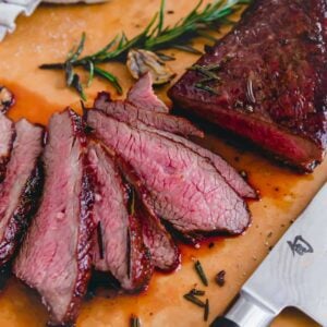 How to cut tri tip steak.