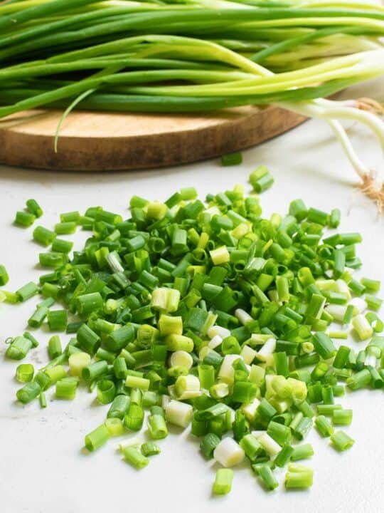 sliced green onion