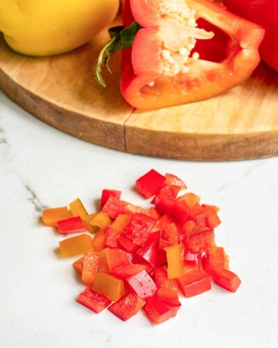 How to Cut Bell Peppers - Running to the Kitchen®