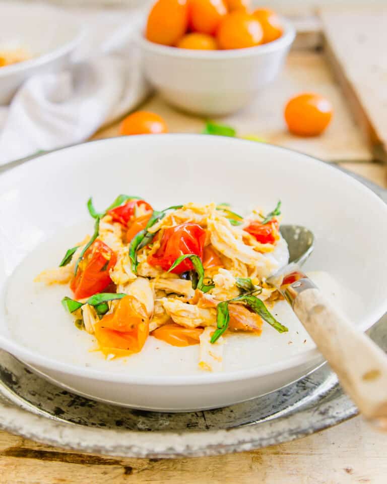 Creamy Goat Cheese Grits Running to the Kitchen®