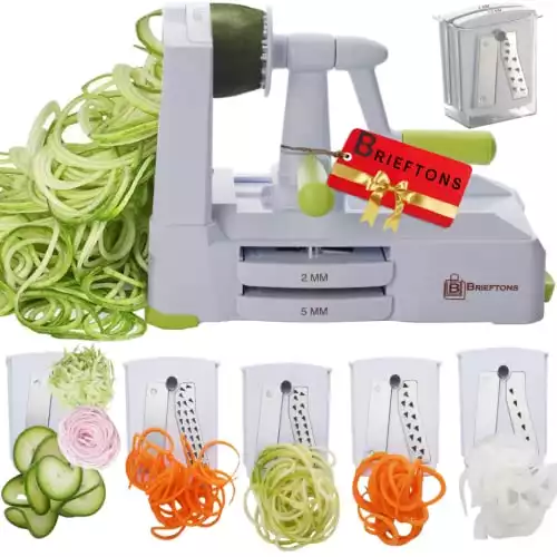 Brieftons 5-Blade Vegetable Spiralizer