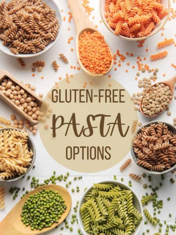 Gluten free pasta options.