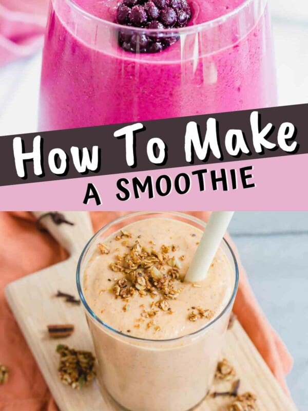 How to make a smoothie.