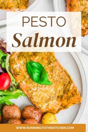 Pesto salmon.