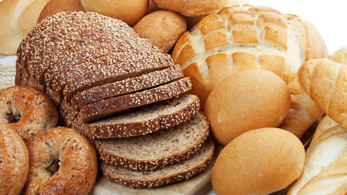 Assortment of bread.