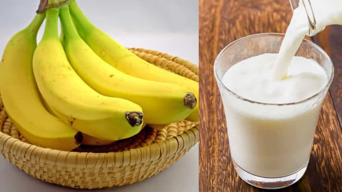 Bananas and milk.
