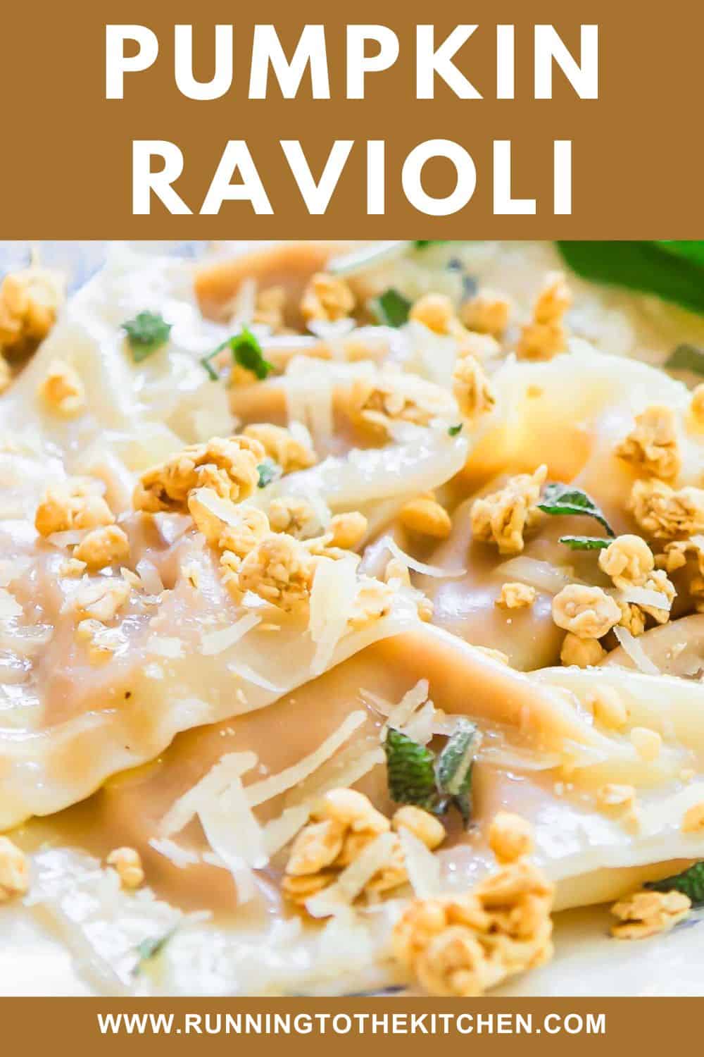 Easy Homemade Pumpkin Ravioli - Running to the Kitchen®