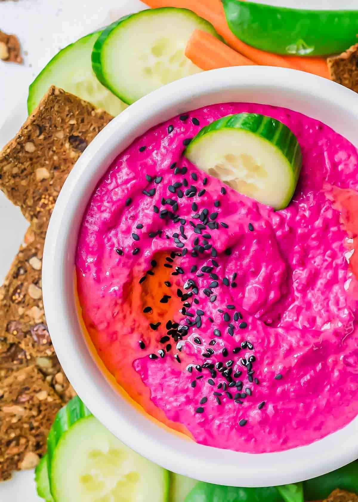 Roasted Beet Hummus-image